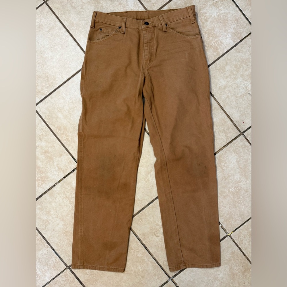Dickies Men's carpenter painter canvas heavyweight pants